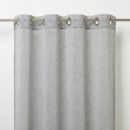 Voilage GoodHome Howley gris 140 x 260 cm