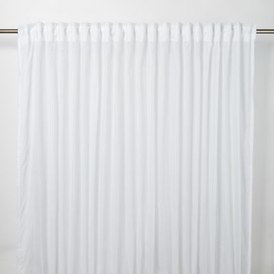 Voilage GoodHome Kymbe blanc 280 x 260 cm