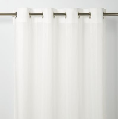Voilage GoodHome Lota blanc 140 x 260 cm