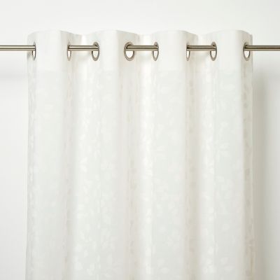 Voilage GoodHome Miri blanc 280 x 260 cm
