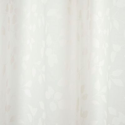 Voilage GoodHome Miri blanc l.140 x H.260 cm