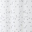 Voilage GoodHome Pyrite blanc motifs gris foncé l.140 x H.260 cm