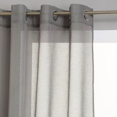 Voilage - gris - 140x240 cm - Atmosphera