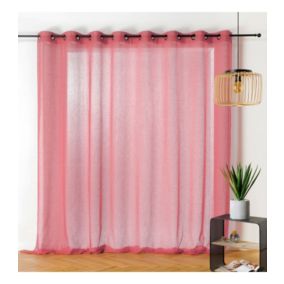 Voilage Kaolin Grande Largeur - 300x250cm - Rose clair