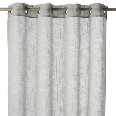 Voilage Kiya 260x140 cm Gris GoodHome