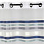 Voilage L'Envol Du Decor Shelton bleu 145 x 245 cm