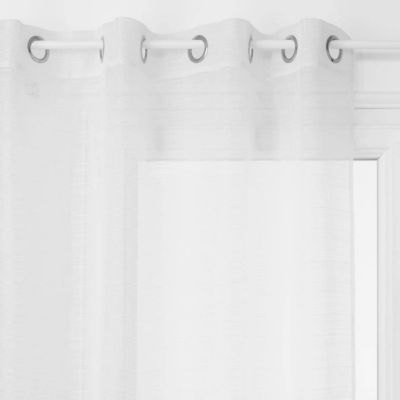 Voilage Louis - blanc - 140x240 cm - Atmosphera