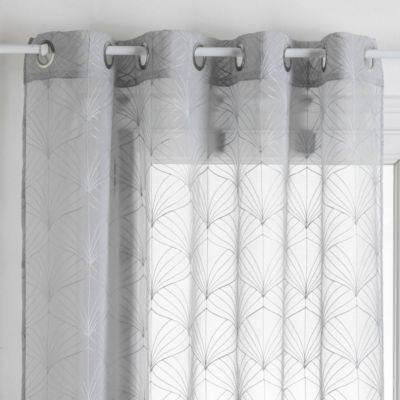 Voilage Mia - gris - 140x240 cm - Atmosphera