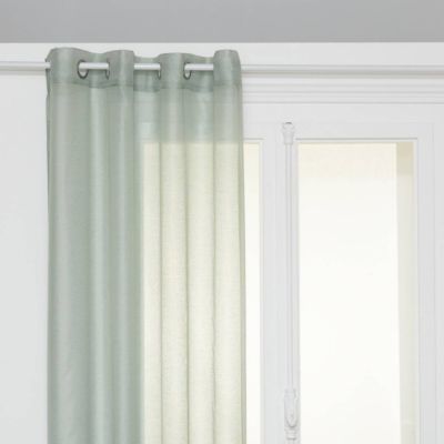Voilage "Moly" 135x240cm vert céladon - Atmosphera