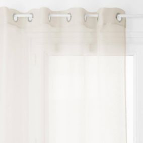 Voilage "Moly" - beige - 135x240 cm - Atmosphera