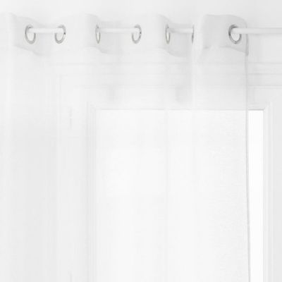 Voilage "Moly" tamisant 135 x 240 cm Atmosphera