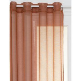 Voilage "Moly" tamisant 135 x 240 cm Atmosphera