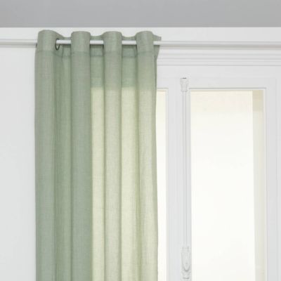 Voilage Paxta 135x240cm vert céladon - Atmosphera