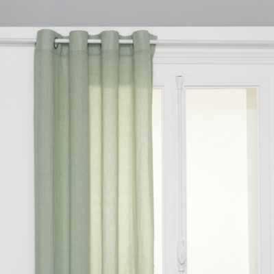 Voilage "Paxta" 135x240cm vert céladon - Atmosphera