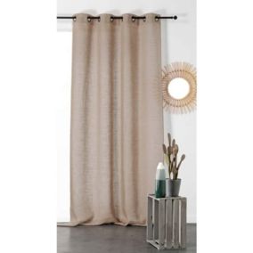 Voilage Pur Lin - 145x260cm - Taupe