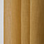 Voilage Romane jaune L.240 x l.140 cm