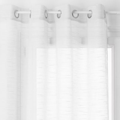 Voilage Sam - blanc - 140x240 cm - Atmosphera