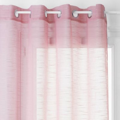 Voilage "Sam" - rose - 140x240 cm - Atmosphera