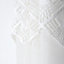 Voilage tamisant à œillet Ylona Rocle l.140 x l.240 cm blanc ivoire
