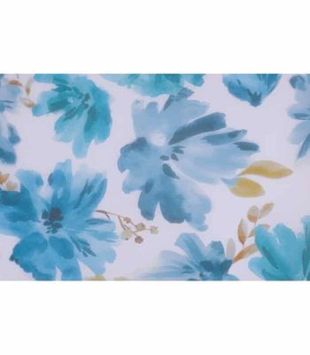 Voilage tamisant "aquarelle" - 140x280cm - Bleu ciel