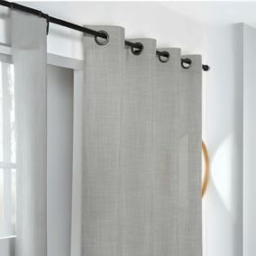 Voilage tamisant Tamise (140x240 cm - Gris clair)