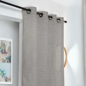 Voilage tamisant Tamise (140x240 cm - Gris Foncé)