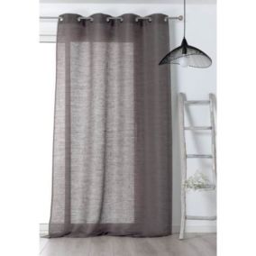 Voilage tendance gris - 150x240cm - Gris