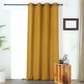 Voilage uni Melisse (140x240 cm - Jaune)