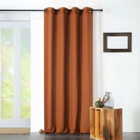 Voilage uni Melisse (140x240 cm - Marron Clair)