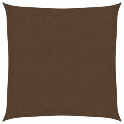 Voile d'ombrage 160 g/m² Marron 3x3 m PEHD vidaXL