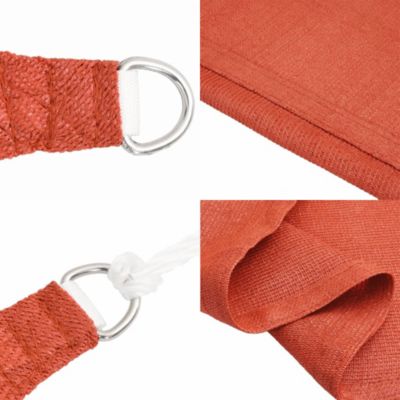 Voile d'ombrage 160 g/m² Terre cuite 2x2,5 m PEHD vidaXL | Castorama