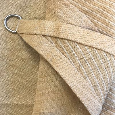 Voile d'ombrage 3 x 4 x 4 x 5 m trapèze 280g/m² - Haute densité résistante au vent - Tissu micro-aéré - Beige - Sunny Inch