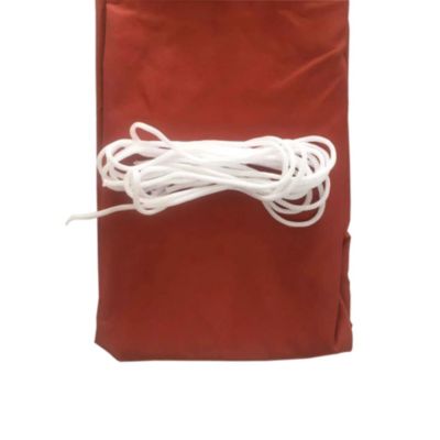 Voile d'ombrage 5x5x5 m Polyester Imperméable Acier Rouge Rebecca Mobili