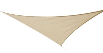 Voile d'ombrage Austral triangulaire 3,60 m de côté coloris sable Jardiline