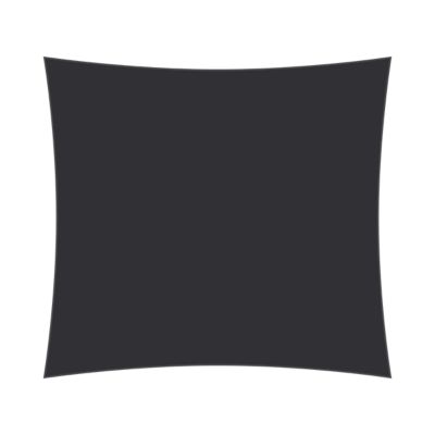 Voile d'ombrage carré 2 x 2 m - Tissu HDPE ajouré 340 g/m² coloris Gris anthracite