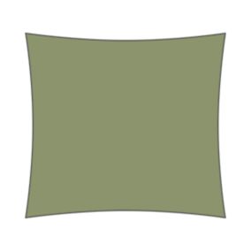 Voile d'ombrage carré 4 x 4 m - Tissu HDPE ajouré 340 g/m² coloris Vert