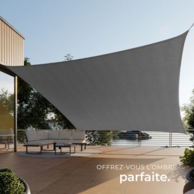 Voile d'ombrage carrée avec une protection UV 50+