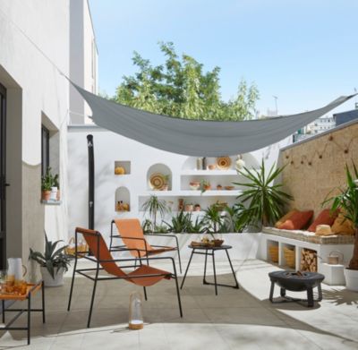 Voile d'ombrage carré GoodHome griffin 360 cm