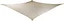 Voile d'ombrage rectangle Blooma blanc bright 360 cm