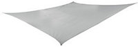 Voile d'ombrage rectangle Blooma taupe serenity 360 cm
