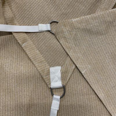 Voile d'ombrage rectangulaire 4 x 5 m - Tissu HDPE ajouré 340 g/m² coloris Gris anthracite