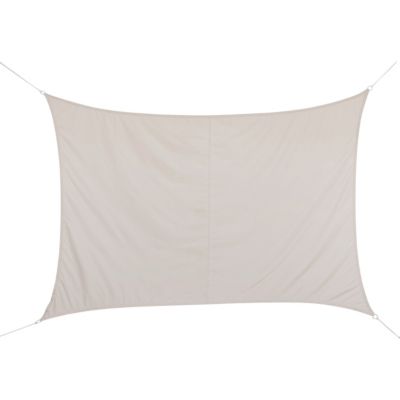 Voile d'ombrage rectangulaire Hesperide Curacao beige 3 x 2 m