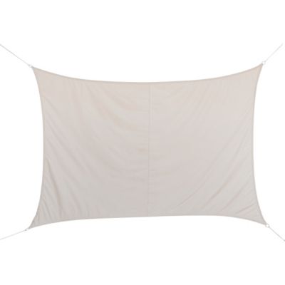 Voile d'ombrage rectangulaire Hesperide Curacao beige 4 x 3 m
