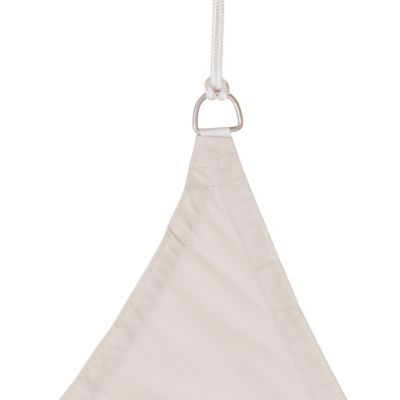 Voile d'ombrage rectangulaire Hesperide Curacao beige 4 x 3 m