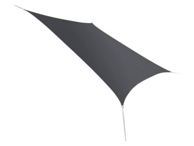 Voile d'ombrage rectangulaire SERENITY - 4,20 x 3,00 m - Ardoise - Jardiline