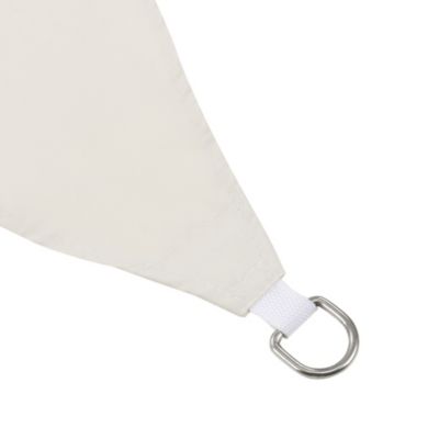 Voile D'ombrage Toile d'ombrage Toile De Protection Polyester Polyuréthane Quadrilatéral Beige 2x3 M en.casa 