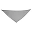 Voile d'ombrage triangle Blooma gris griffin 300 cm