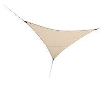 Voile d'ombrage triangle Blooma Mahu sable 300 cm