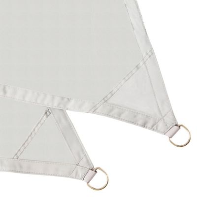 Voile d'ombrage triangle GoodHome blanc 300 cm