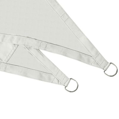Voile d'ombrage triangle GoodHome blanc 360 cm